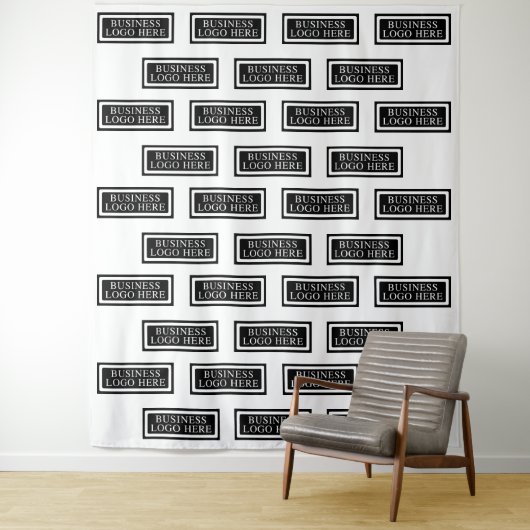 Custom Step and Repeat Fabric Backdrop Wandkleed (In situ)