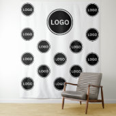 Custom Step and Repeat Logo Wall Photo Backdrop Wandkleed (In situ)