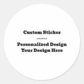 Custom Sticker – Personalized Design (Voorkant)