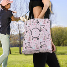 CUSTOM STIJLVOLLE LADY GOLFER MONOGRAM