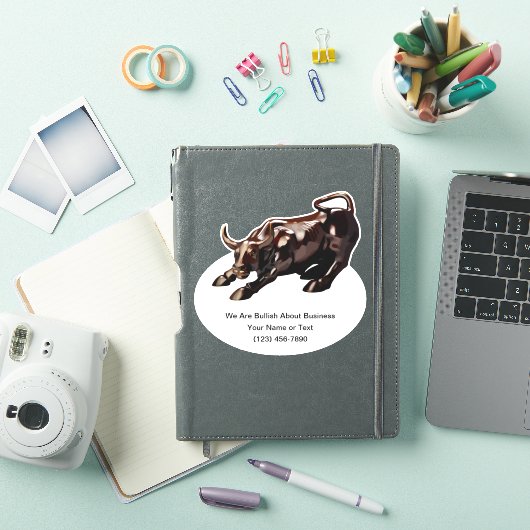 Custom Stock Market Thema Bullish Sticker Labels (iPad Cover)