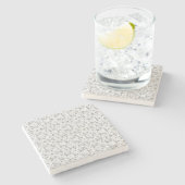 Custom Stone Drink Onderzetter | Home Gift Idee (Zijkant)