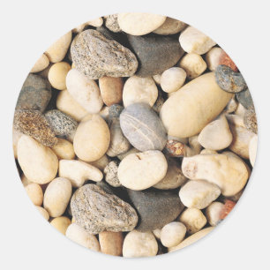 Custom Stones Blank Trendy Elegant Sjabloon Ronde Sticker