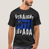CUSTOM Straight Outta Nevada Meme T-shirt (Voorkant)