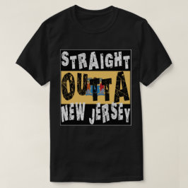 CUSTOM Straight Outta New Jersey Meme T-shirt