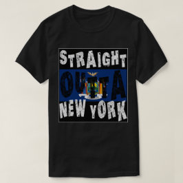 CUSTOM Straight Outta New York Meme T-shirt