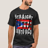 CUSTOM Straight Outta Puerto Rico Meme T-shirt (Voorkant)
