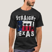 CUSTOM Straight Outta Texas Meme T-shirt (Voorkant)