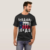 CUSTOM Straight Outta Texas Meme T-shirt (Voorkant volledig)