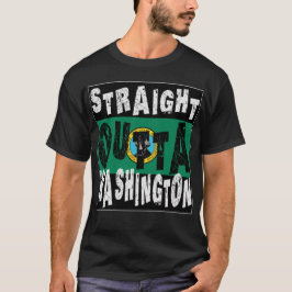 CUSTOM Straight Outta Washington Meme T-shirt