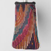 Custom Striped Art Putter Golf Head Cover (Draai 90)