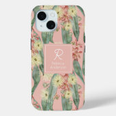 Custom Struik Gom Bloemen - Blush Roze Case-Mate iPhone Case (Achterkant)