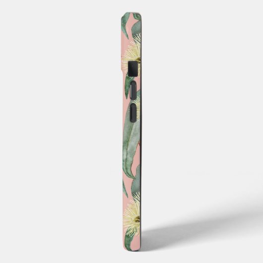 Custom Struik Gom Bloemen - Blush Roze Case-Mate iPhone Case (Achterkant / Links)