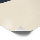 Custom Stylish Modern Real Estate Home Logo Perfect Poster (Hoek)