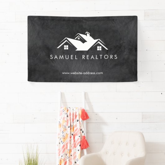Custom Stylish Modern Real Estate Home Logo Spandoek (Insitu)