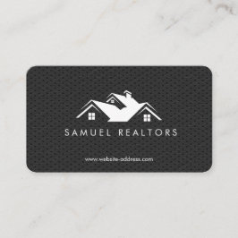 Custom Stylish Modern Real Estate Home Logo Visitekaartje