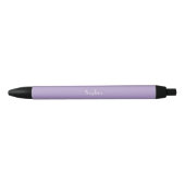 Custom Stylish Pale Purple Pen with Your Name (Voorkant)