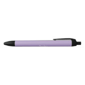 Custom Stylish Pale Purple Pen with Your Name (Bovenkant)