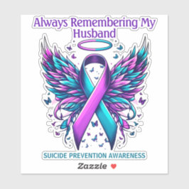 Custom Suicide Prevention Awareness Memorial Sticker