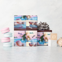 Custom Summer Beach Elegant Cadeaupapier