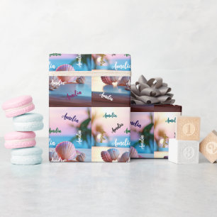 Custom Summer Beach Elegant Cadeaupapier