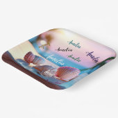 Custom Summer Beach Elegant Papieren Bordje (Gebogen)