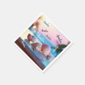 Custom Summer Beach Elegant Servet (Hoek)