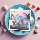 Custom Summer Beach Elegant Servet