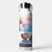 Custom Summer Beach Elegant Waterfles (Voorkant)