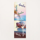 Custom Summer Beach Elegant Yogamat (Voorkant)
