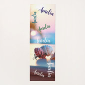 Custom Summer Beach Elegant Yogamat (Achterkant)