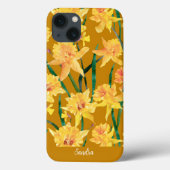 Custom Summer Daffodil Pattern Case-Mate iPhone Case (Achterkant)