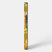 Custom Summer Daffodil Pattern iPhone Hoesje (Linkerkant)