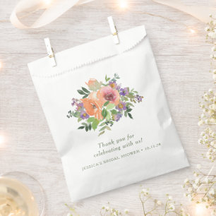 Custom Summer Floral Dank u Vrijgezellenfeest Bedankzakje