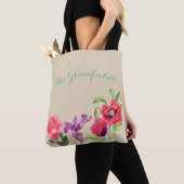 Custom Summer Flowers Canvas tas (Dichtbij)