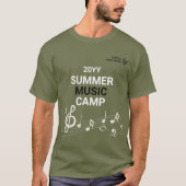 Custom Summer Music Camp Festival T-shirt (Voorkant)