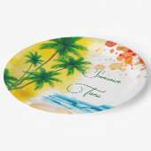 Custom Summer Party design Papieren Bordje (Gekanteld)