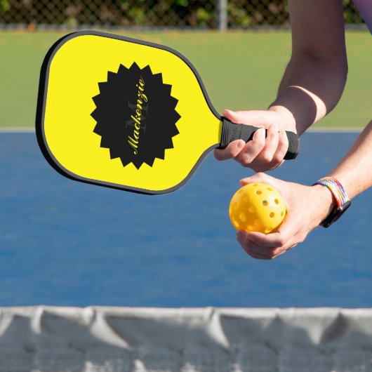 Custom Sunny Pickleball Paddle met naam en initiat (Insitu)
