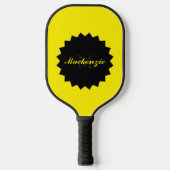 Custom Sunny Pickleball Paddle met naam en initiat (Voorkant)