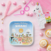 Custom Sunny SoCal Papieren Bordje (Feest)