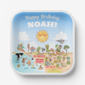 Custom Sunny SoCal Papieren Bordje (Voorkant)