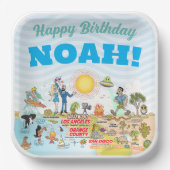 Custom Sunny SoCal Papieren Bordje (Voorkant)