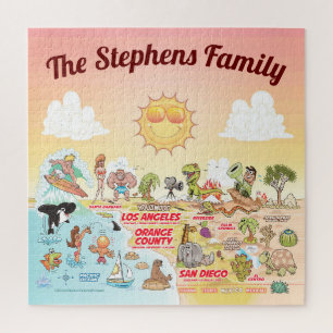 Custom Sunny Southern California Legpuzzel