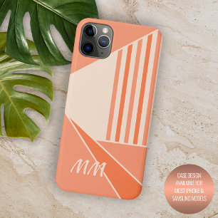 Custom Sunny Summer Sinaasappel Gekleurde Mod Art Case-Mate iPhone Case