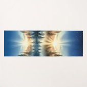 Custom Sunrise Forest Yoga Mat – Tranquil Nature (Voorkant (horizontaal))