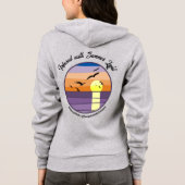 Custom Sunset Beach · Evenement & Merktekst Hoodie (Achterkant)