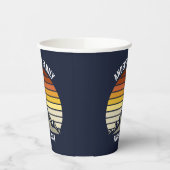 Custom Sunset Mountain Family Reunion Papieren Bekers (Links)