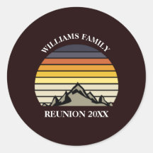 Custom Sunset Mountain Family Reunion