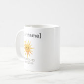 Custom Sunshine Mug – You Are My Sun Koffiemok (Voorkant links)