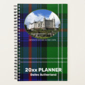 Custom Sutherland Schotse Clan Foto Weekly Planner (Voorkant)